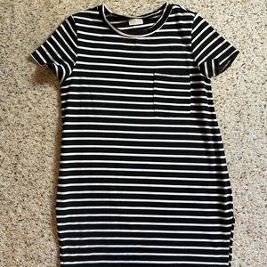 Black and White Striped top